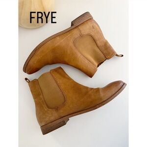 Frye Tan Ankle Boots